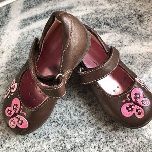 Jumping Bean girls butterfly loafers